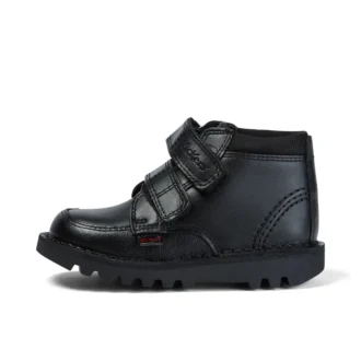 Bebek Erkek Kick Hi Scuff Deri Siyah