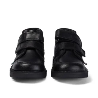 Bebek Erkek Kick Hi Scuff Deri Siyah