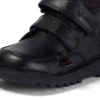Bebek Erkek Kick Hi Scuff Deri Siyah