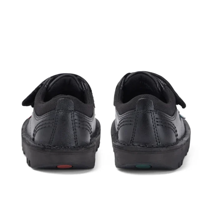 Bebek Erkek Kick Lo Scuff Deri Siyah