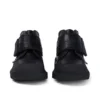 Bebek Erkek Kick Mid Scuff Deri Siyah