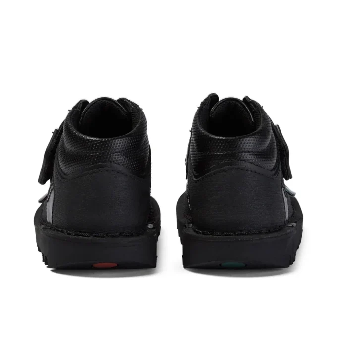 Bebek Erkek Kick Mid Scuff Deri Siyah