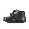 Bebek Kick Hi B Zip Siyah Suni Deri
