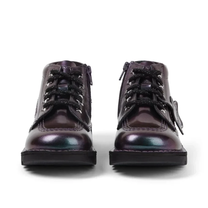 Bebek Kız Kick Hi Galactic Suni Deri Mor