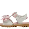 Bebek Kız Kick Sandal Deri Beyaz