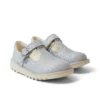 Bebek Kız Kick T-Bar Glitter Cosmic Tekstil Gümüş