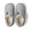 Bebek Kız Kick T-Bar Glitter Cosmic Tekstil Gümüş