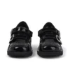 Bebek Kız Kick T-Bar Meadow Siyah Suni Deri