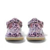Bebek Kız Kick T Leopar Suni Deri Pembe