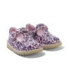 Bebek Kız Kick T Leopar Suni Deri Pembe