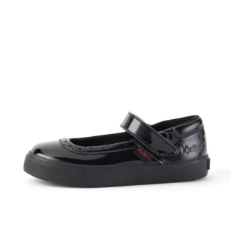 Bebek Kız Tovni Brogue MJ Suni Deri Siyah