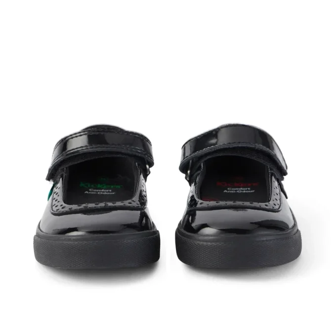 Bebek Kız Tovni Brogue MJ Suni Deri Siyah