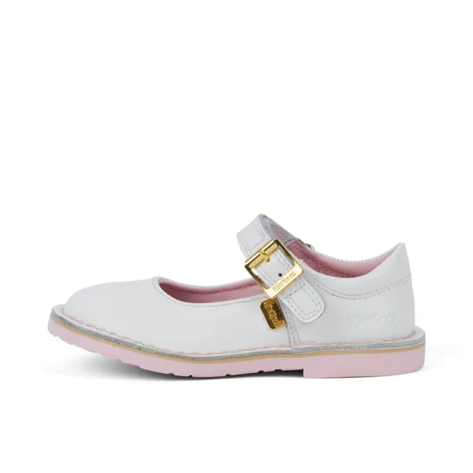 Bebek Unisex Adlar MJ Deri Beyaz