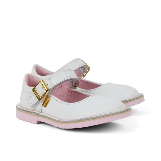 Bebek Unisex Adlar MJ Deri Beyaz