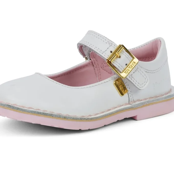 Bebek Unisex Adlar MJ Deri Beyaz
