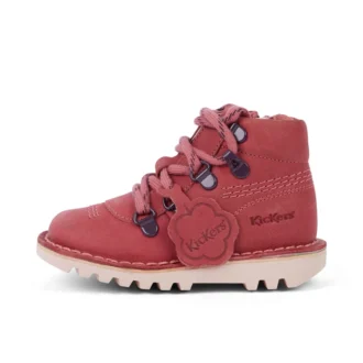 Bebek Unisex Kick Hi Explore Deri Pembe