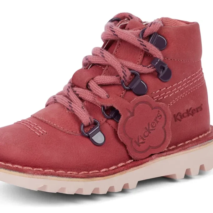 Bebek Unisex Kick Hi Explore Deri Pembe