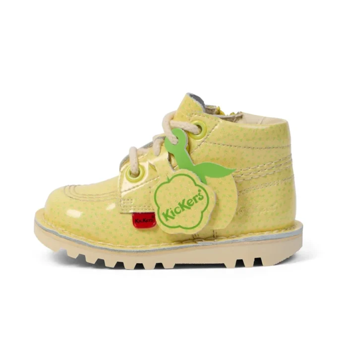 Bebek Unisex Kick Hi Fruit Suni Deri Sarı