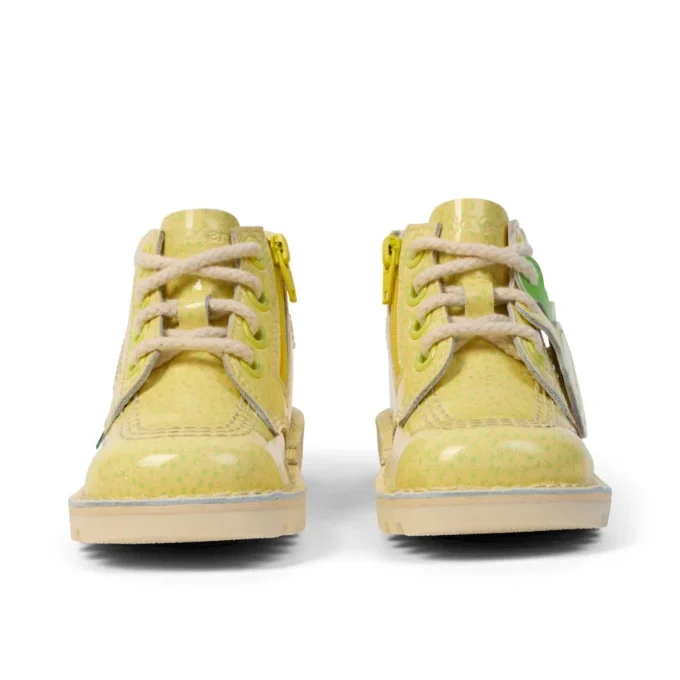 Bebek Unisex Kick Hi Fruit Suni Deri Sarı