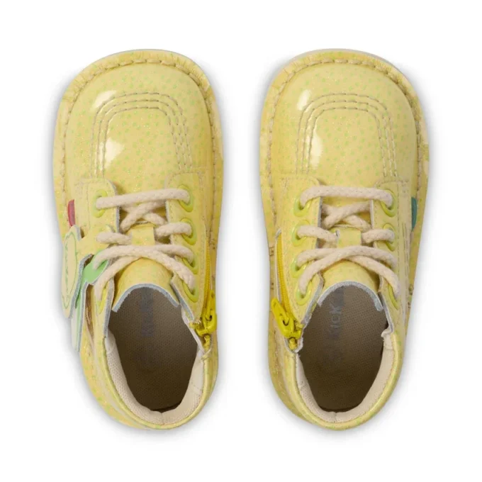 Bebek Unisex Kick Hi Fruit Suni Deri Sarı