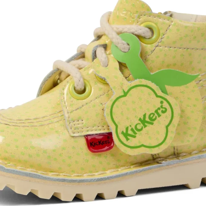 Bebek Unisex Kick Hi Fruit Suni Deri Sarı