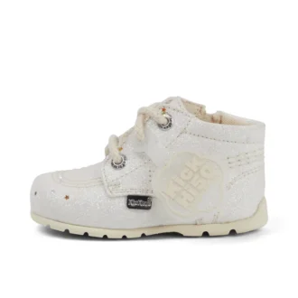 Bebek Unisex Kick Hi Glitter Botlar Beyaz
