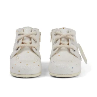 Bebek Unisex Kick Hi Glitter Botlar Beyaz