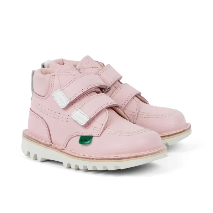 Bebek Unisex Kick Hi Roll Deri Açık Pembe