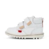 Bebek Unisex Kick Hi Roll Deri Beyaz