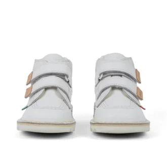 Bebek Unisex Kick Hi Roll Deri Beyaz