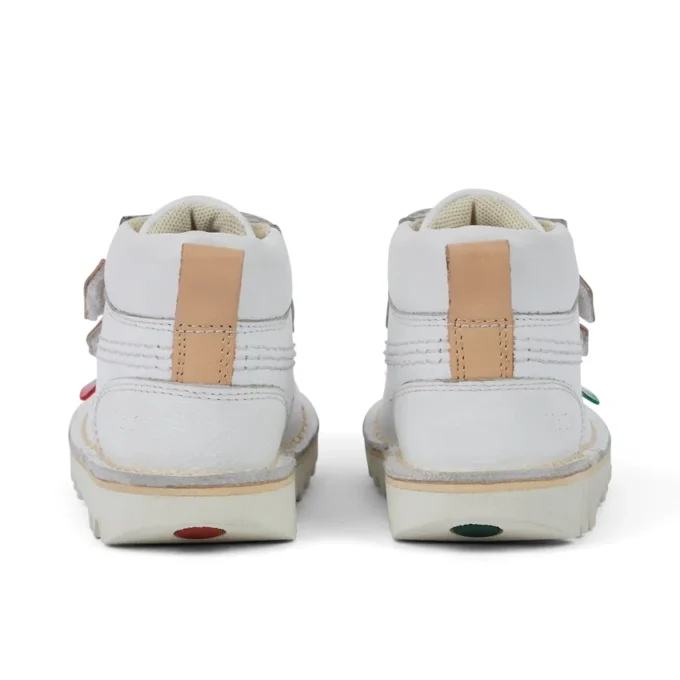 Bebek Unisex Kick Hi Roll Deri Beyaz