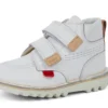 Bebek Unisex Kick Hi Roll Deri Beyaz