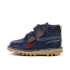 Bebek Unisex Kick Hi Roll Deri Lacivert