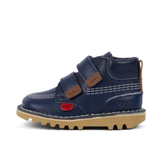 Bebek Unisex Kick Hi Roll Deri Lacivert