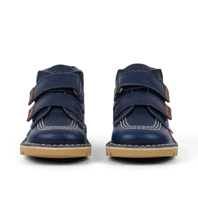 Bebek Unisex Kick Hi Roll Deri Lacivert