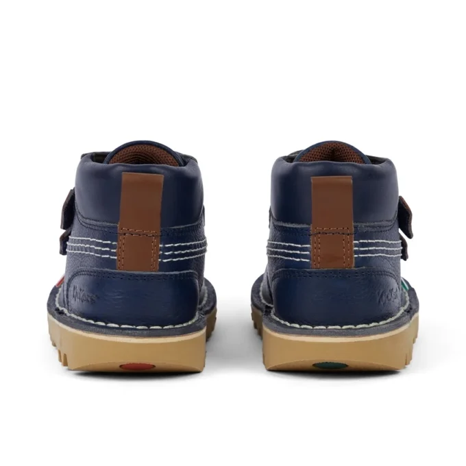 Bebek Unisex Kick Hi Roll Deri Lacivert