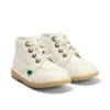 Bebek Unisex Kick Hi Zip Deri Alternatif Beyaz