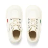 Bebek Unisex Kick Hi Zip Deri Alternatif Beyaz