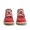 Bebek Unisex Kick Hi Zip Deri Alternatif Kırmızı