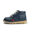 Bebek Unisex Kick Hi Zip Deri Alternatif Lacivert