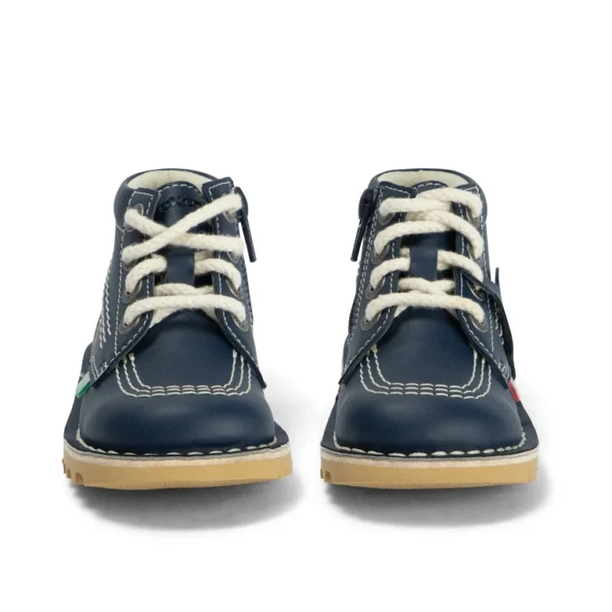 Bebek Unisex Kick Hi Zip Deri Alternatif Lacivert