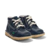 Bebek Unisex Kick Hi Zip Deri Alternatif Lacivert