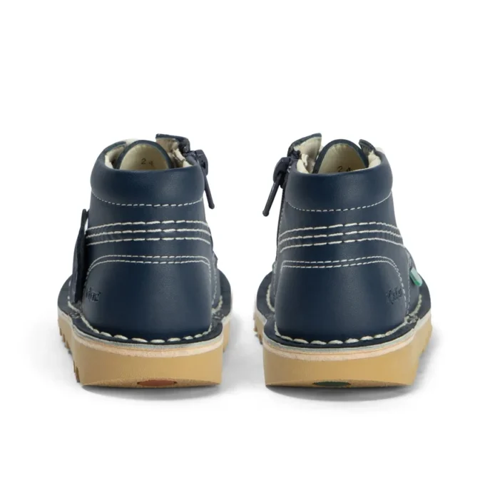Bebek Unisex Kick Hi Zip Deri Alternatif Lacivert