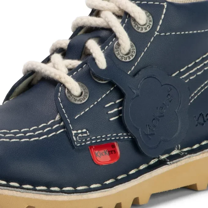 Bebek Unisex Kick Hi Zip Deri Alternatif Lacivert