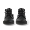 Bebek Unisex Kick Hi Zip Deri Alternatif Siyah