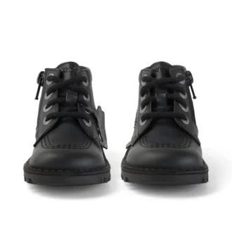 Bebek Unisex Kick Hi Zip Deri Alternatif Siyah