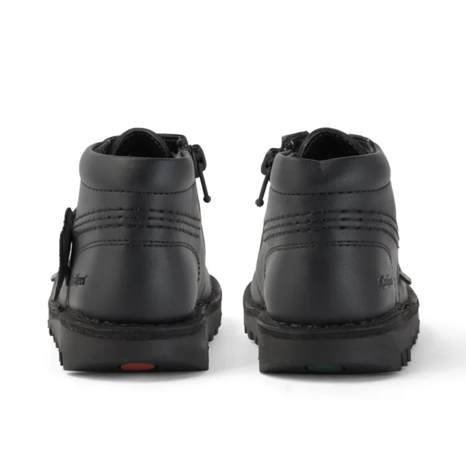 Bebek Unisex Kick Hi Zip Deri Alternatif Siyah