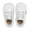 Bebek Unisex Kick Hi Zip Deri Beyaz