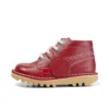 Bebek Unisex Kick Hi Zip Deri Kırmızı