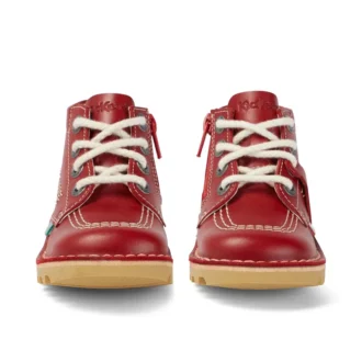 Bebek Unisex Kick Hi Zip Deri Kırmızı
